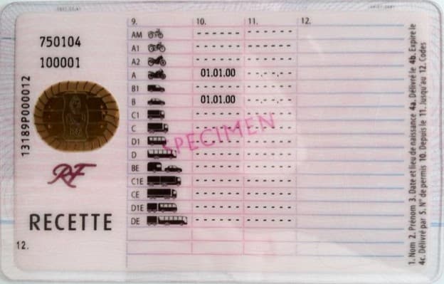 Permis de conduire français