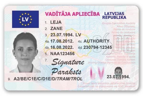 Latvijas autovadītāja apliecība
